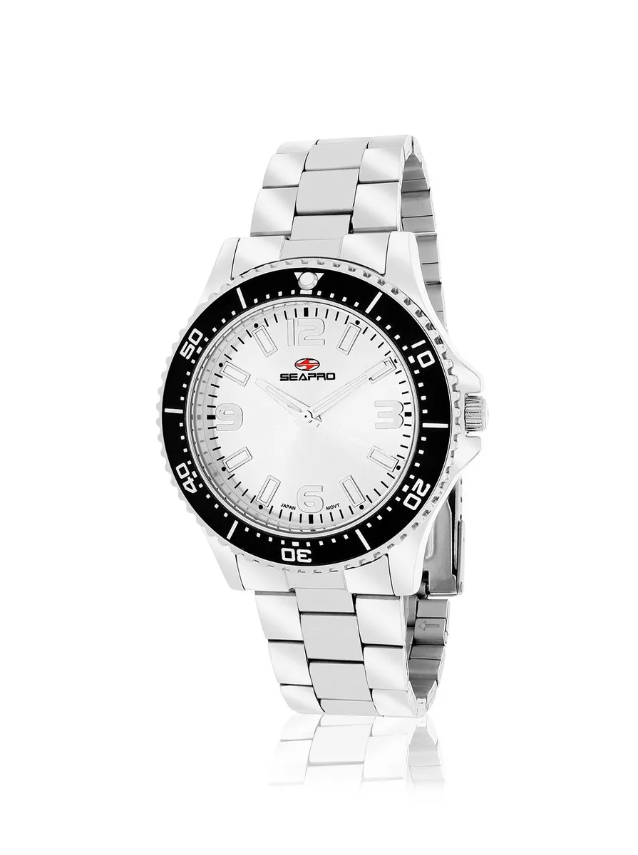SEAPRO SEAPRO SP5410 watch white dial 19 mm band 30 m water resistance — product photo