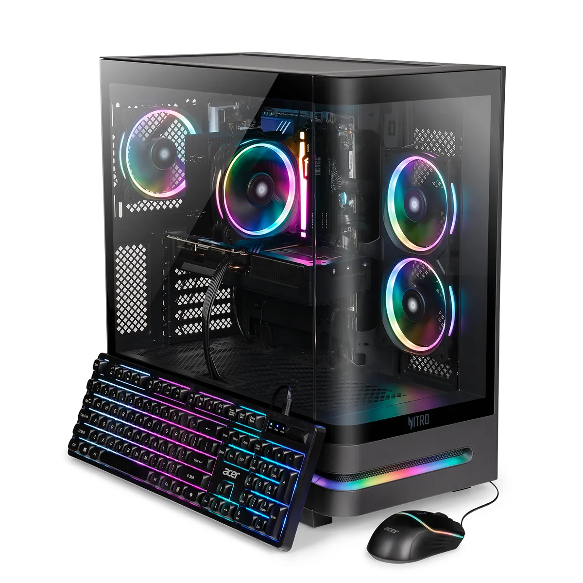 Acer America Acer America UD.P02AA.090 Nitro gaming PC Ryzen 7 9800X3D RTX 5090 32GB DDR5 2TB — produktfoto
