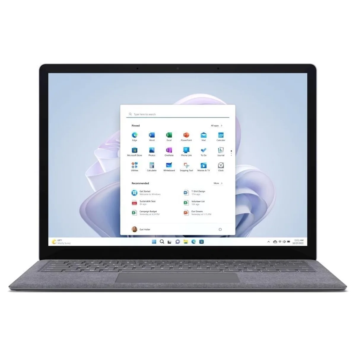 Microsoft Microsoft Surface Laptop 5 13.5" Touch i5-1235U 8GB 256GB SSD Silver — product photo