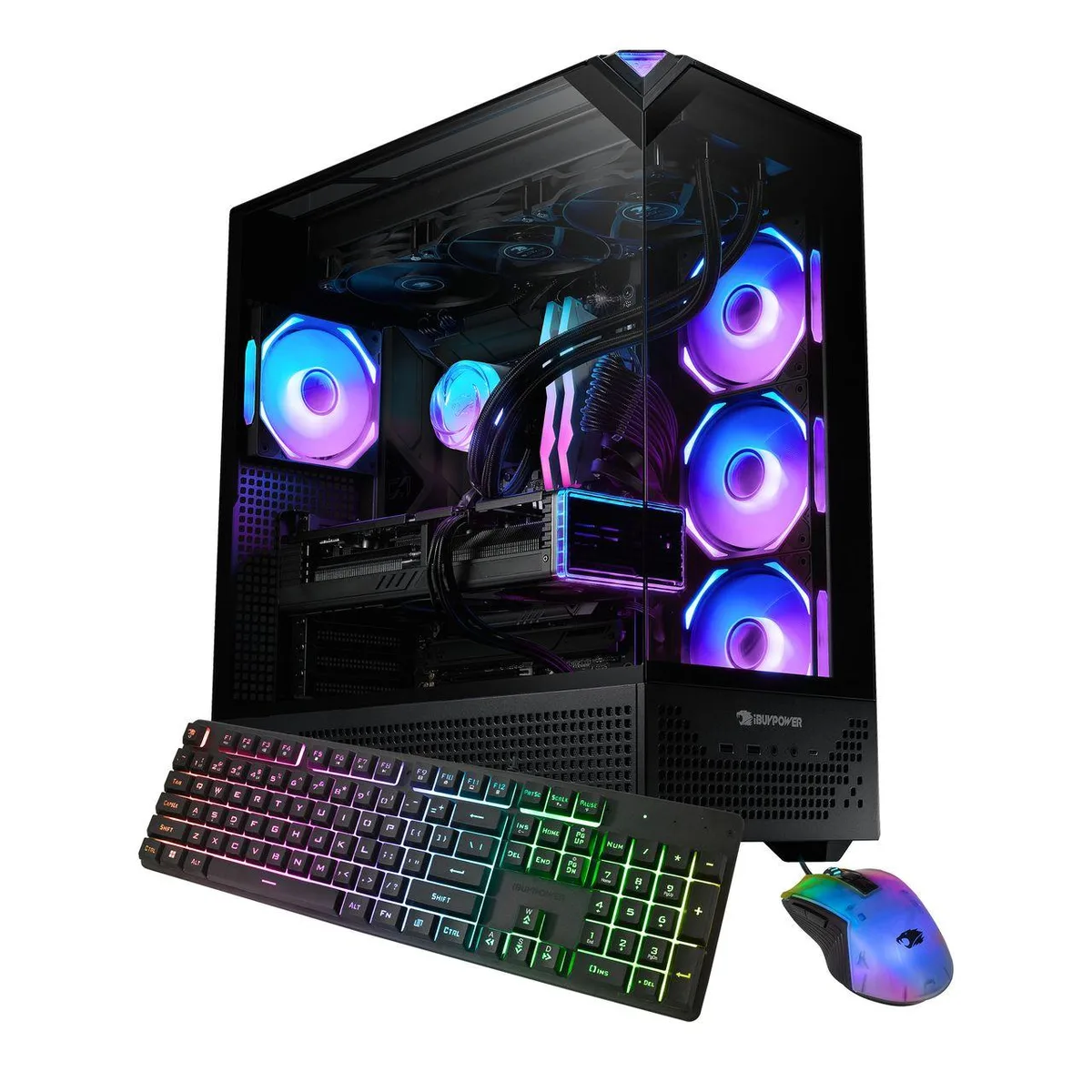 iBUYPOWER iBUYPOWER EPBI7N5701 gaming PC Intel Core Ultra 7 265F RTX 5070 12GB 32GB DDR5 2TB NVMe — photo du produit