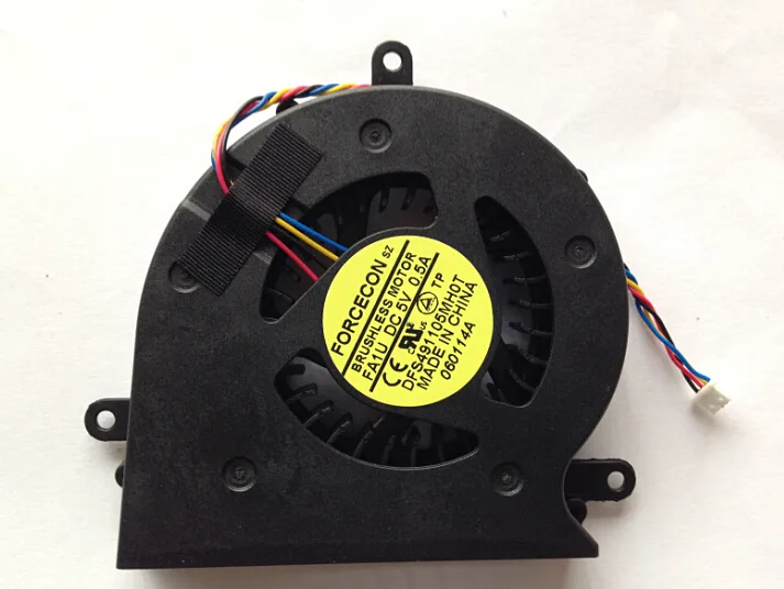 Black 4-pin CPU cooling fan for Lenovo laptops