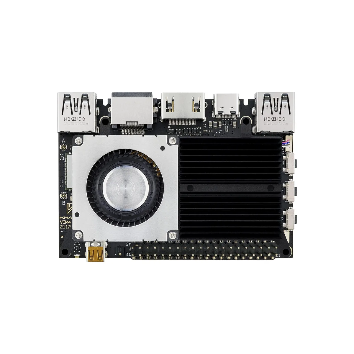 Khadas Khadas VIM4 development board 8GB LPDDR4X active cooling — foto produk