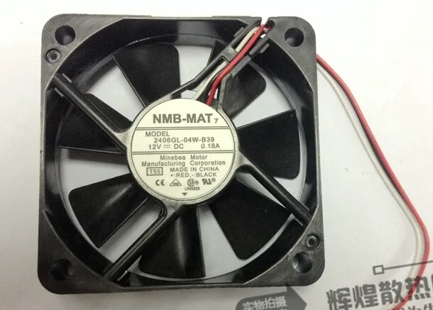 OEM Industries OEM Industries 2406GL-04W-B39 60mm 12V 0.18A 3-Pin Ball Bearing Fan — 商品照片