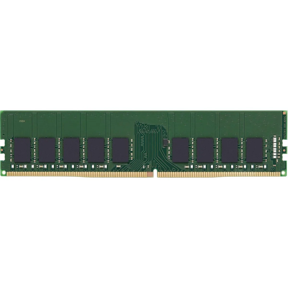 Green DDR4 DIMM with black chips, 288-pin, 32GB server memory