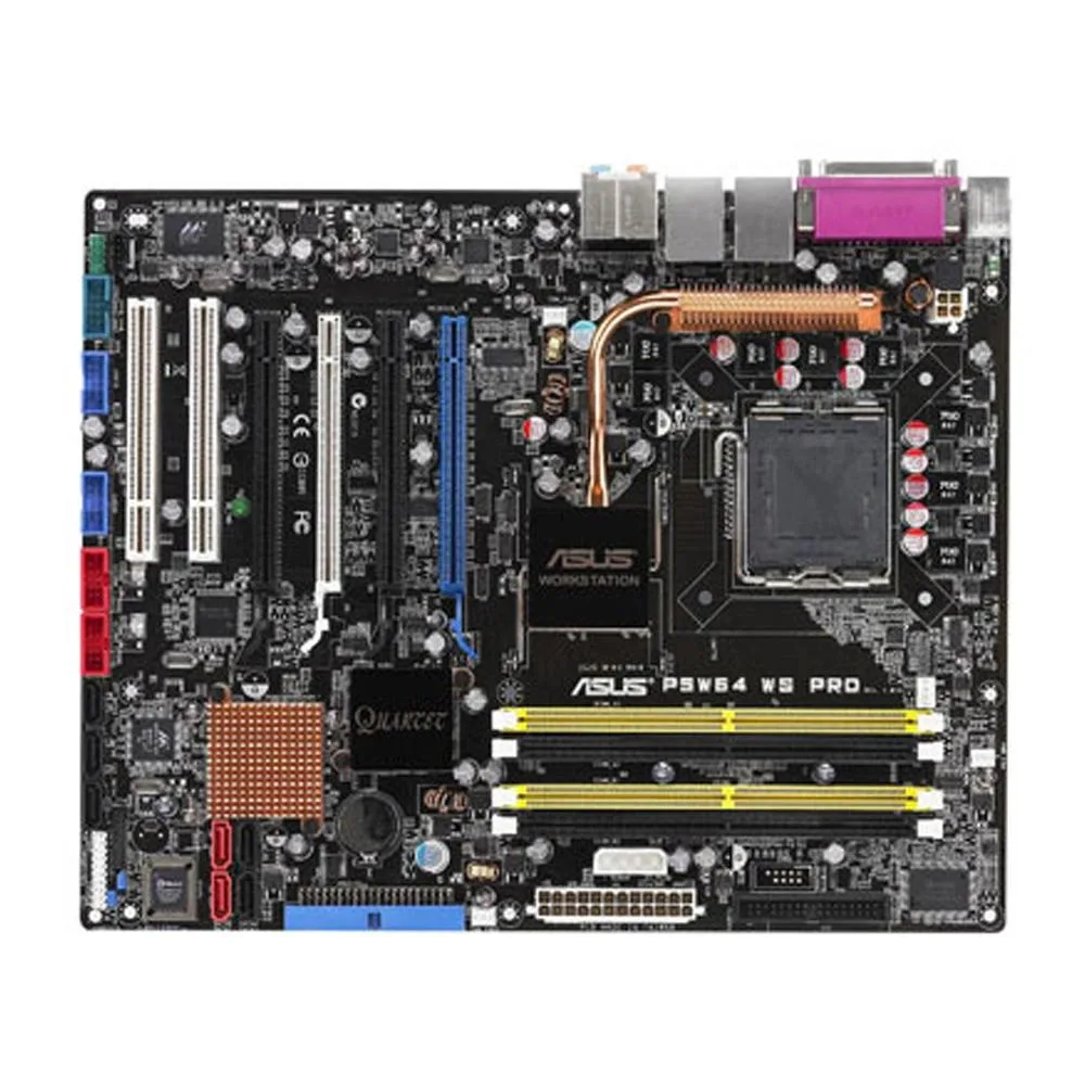 Green ATX motherboard with silver heatsinks and black expansion slots