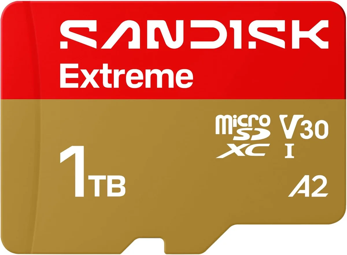 SanDisk SanDisk Extreme 1TB microSD UHS-I SDSQXH9-1T00-GZ6MA memory card — 商品写真