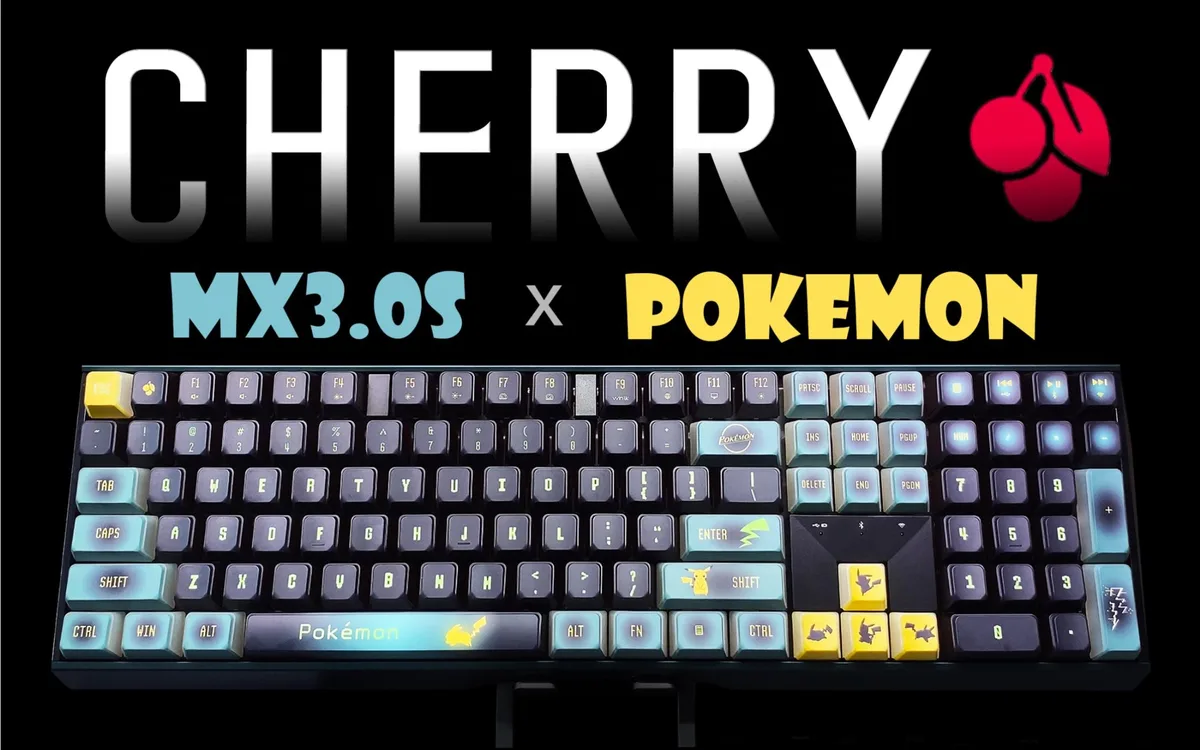 Cherry Cherry MX 3.0S Pokemon Pikachu Special Edition Gaming Keyboard — photo du produit
