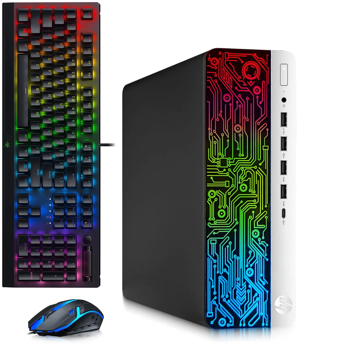 HP HP ProDesk 600 G4 SFF i5-8500 32GB 1TB NVMe GT 1030 RGB Desktop PC — photo du produit