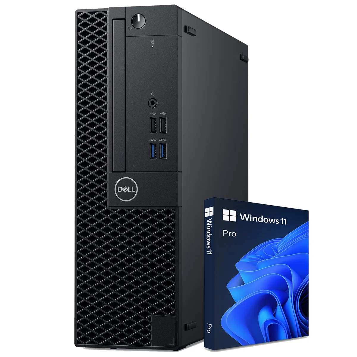 Black Dell OptiPlex 3070 SFF desktop tower