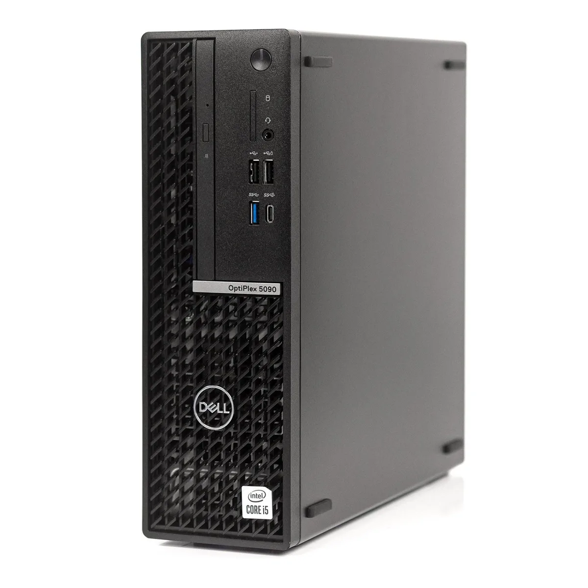 Small black desktop tower, compact SFF chassis
