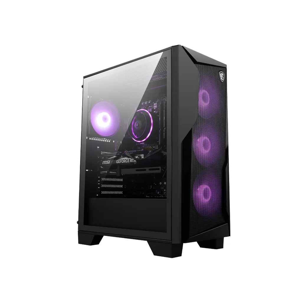 MSI Codex Z2 tower desktop in black finish with LED lighting button