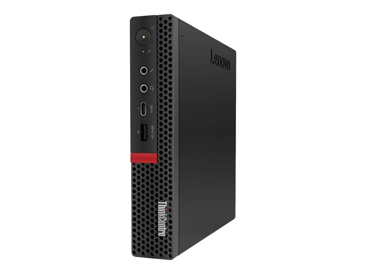 Small black desktop computer tiny form factor