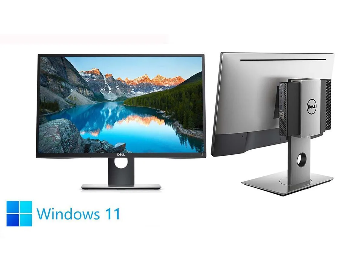 DELL DELL OptiPlex 3060 Micro AIO i5-8500T 32GB 512GB+1TB 24" W11Pro — photo du produit