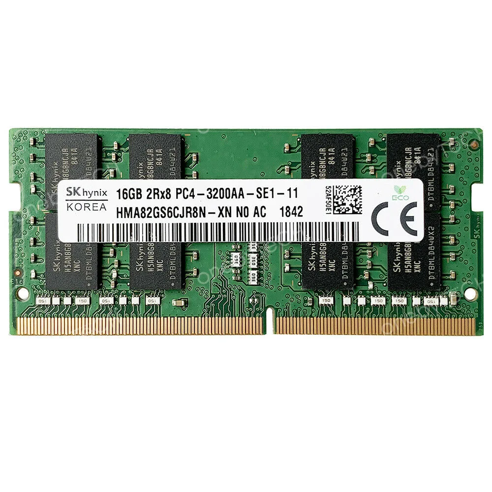 SK hynix SK hynix HMA82GS6CJR8N-XN 16GB DDR4 3200 CL22 SODIMM laptop RAM — foto produk
