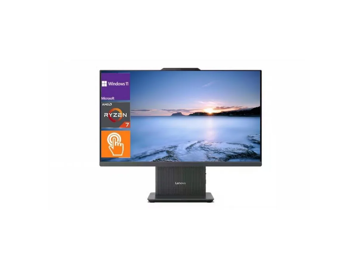 Lenovo Lenovo IdeaCentre All-in-One PC 27" FHD Touch Ryzen 7 7735HS 16GB 1TB Windows 11 Pro — 商品写真