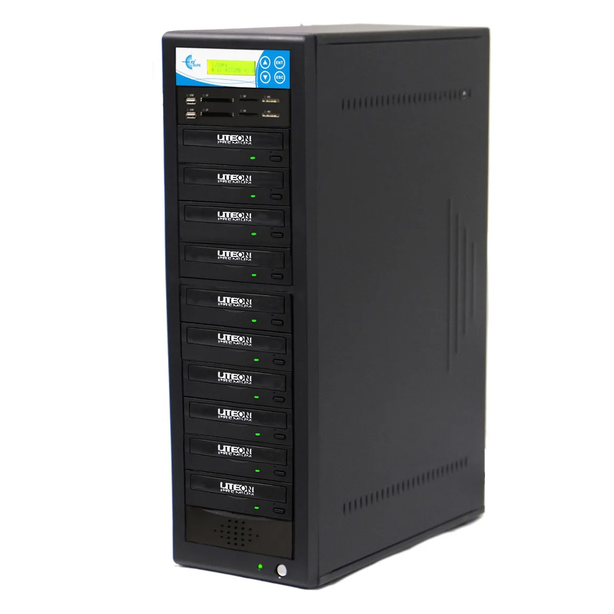 EZ Dupe, Inc. EZ Dupe, Inc. Media Mirror Plus DVD Duplicator M1009-SSP 1 to 9 targets — termékfotó