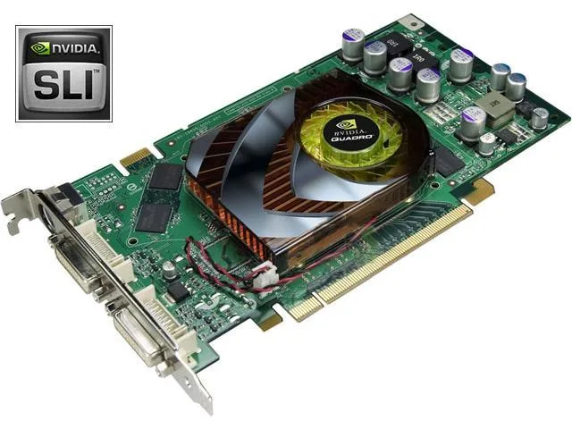 IBM IBM 1500MemoryStandard Quadro FX 1500 256MB GDDR3 workstation graphics card — fotografia produktu