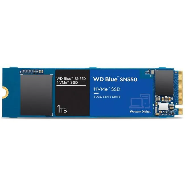 Western Digital Western Digital WDS100T2B0CProduct Blue SN550 1 TB NVMe internal hard drive — fotografia produktu