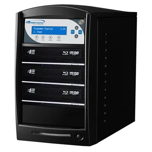 VinPower VinPower SharkNet-3T-BD-BK 1-to-3 Blu-ray DVD CD Duplicator 500GB HDD USB 3.0 — produktfoto