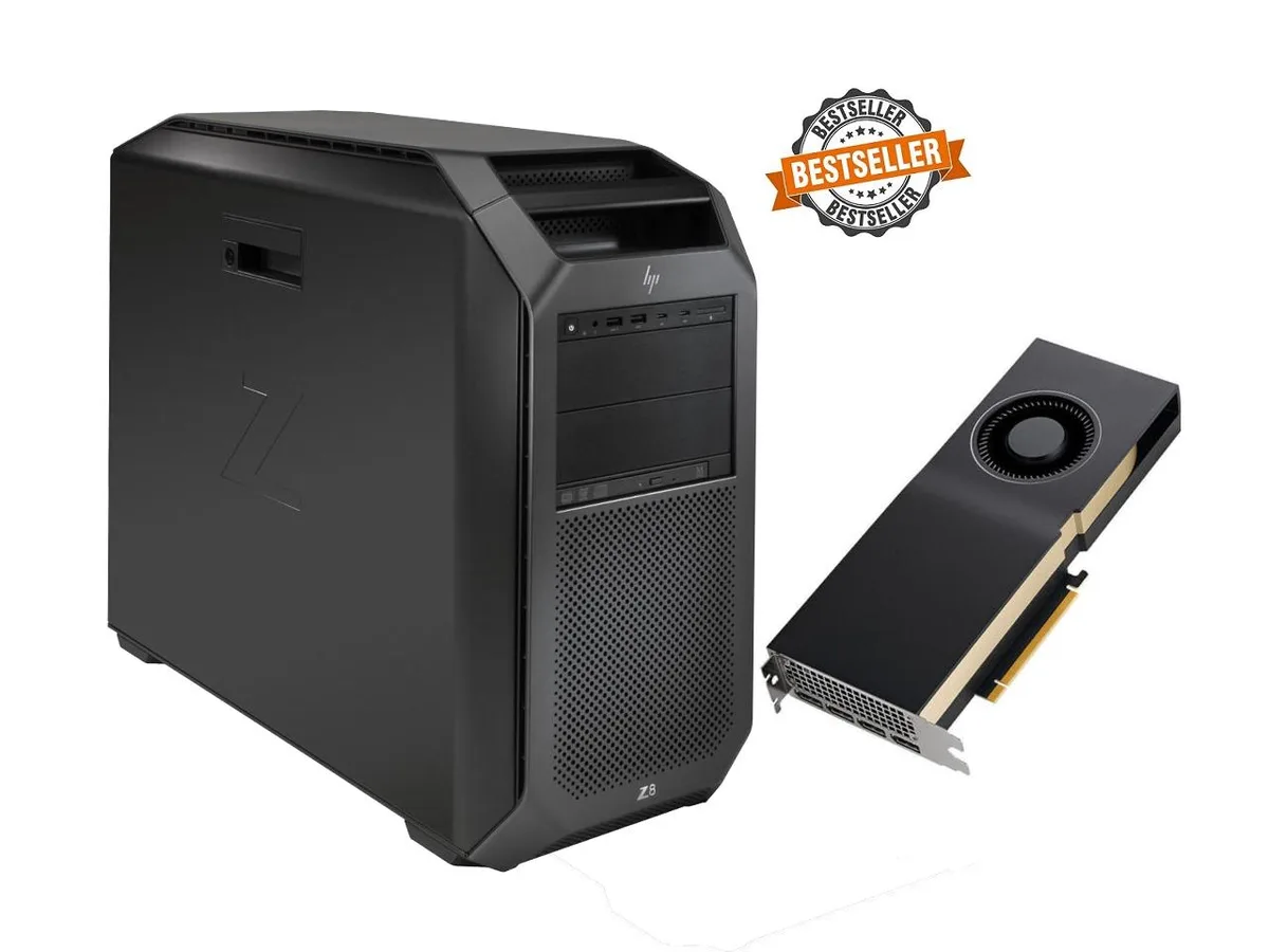 HP HP Z8 G4 Workstation — Dual Xeon Gold 6148 20-Core 2.4 GHz, 16 GB, 2 TB NVMe, RTX A5000 — product photo