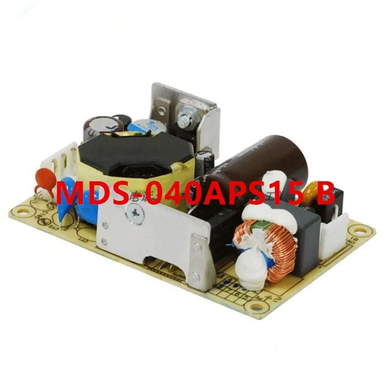 Compact rectangular black metal switching power supply unit