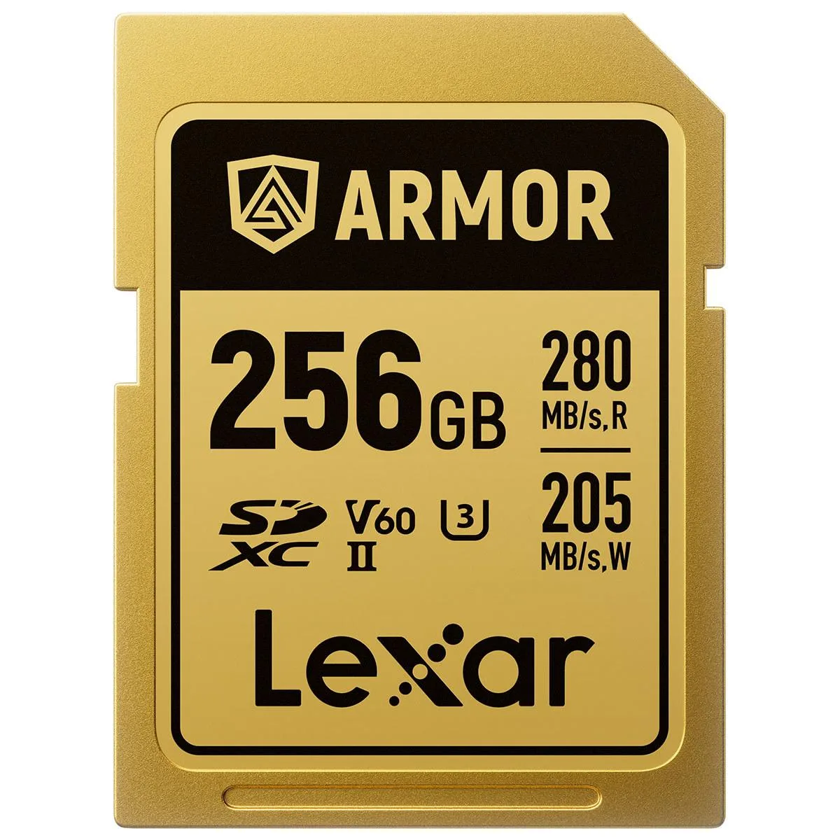 Lexar Lexar Professional ARMOR GOLD 256GB UHS-II V60 SDXC Memory Card LSDAMGL256G-RNNNG — foto produk
