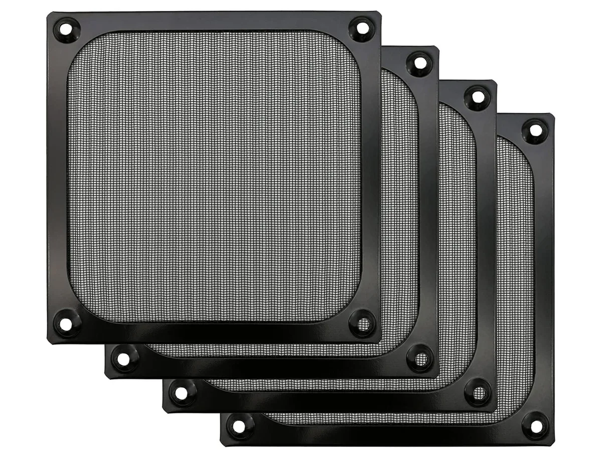 IMSurQltyPrise 120MM-Black-4PC 120 mm fan filter grill 4 pack — ภาพสินค้า