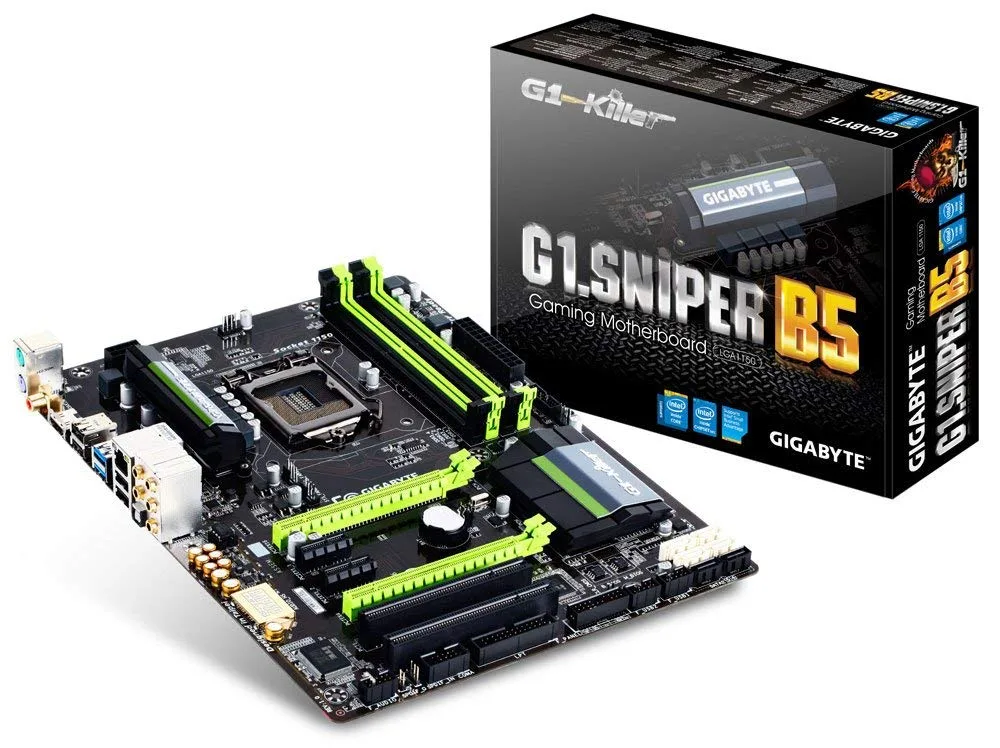 GIGABYTE GIGABYTE G1.Sniper B5 LGA 1150 Intel B85 ATX Intel Motherboard — product photo