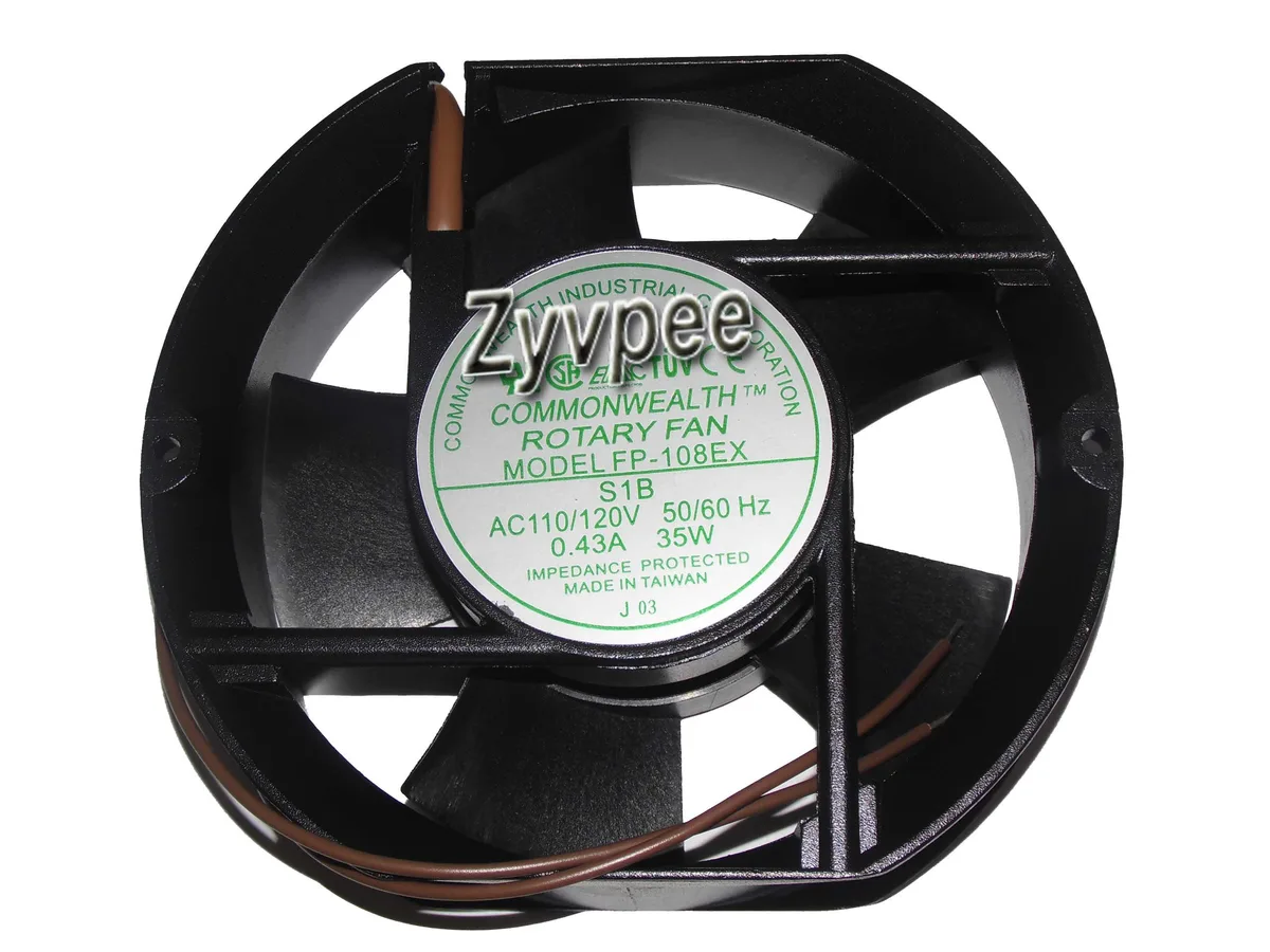Zyvpee Zyvpee FP-108EX-S1-B 170mm 2 Ball AC Case Fan — 商品照片