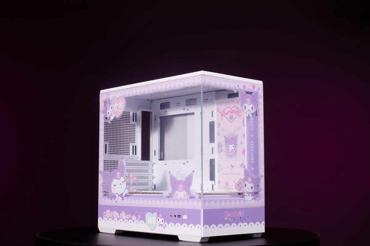 Corn Electronics Corn Electronics Arashi Custom Edition M-ATX/ITX PC Case Pink — product photo