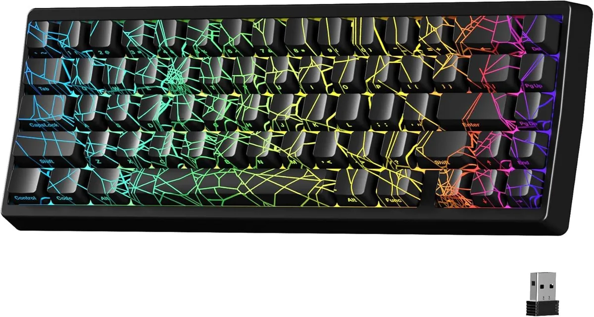 TUKO TUKO M67 60% Gaming Keyboard Tri-Mode 4000mAh — product photo