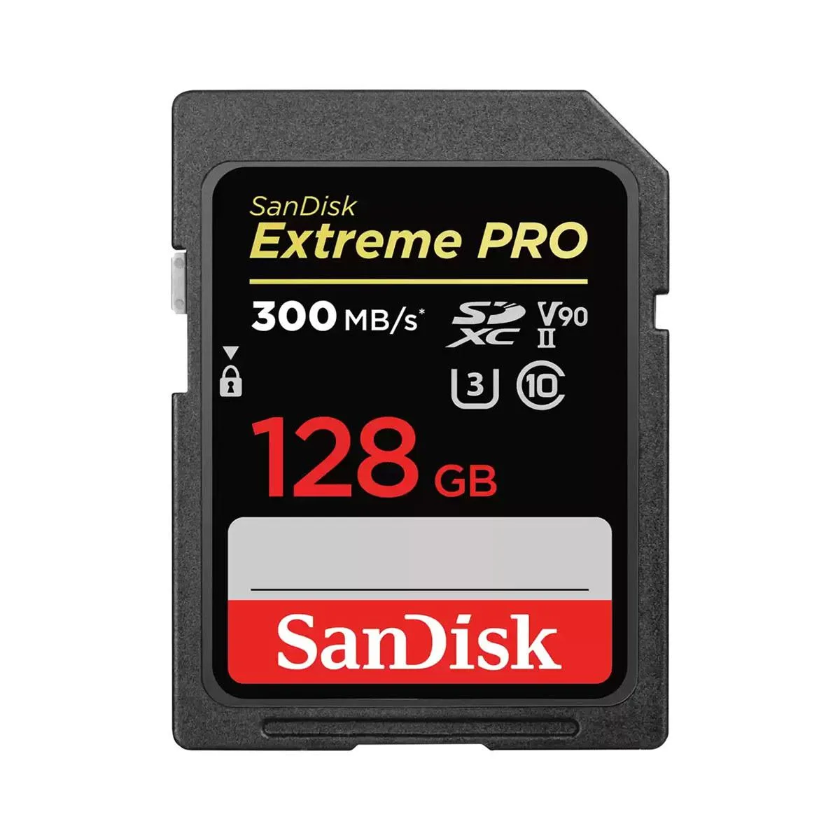 SanDisk SanDisk Extreme PRO 128GB SDXC UHS-II V90 memory card — 商品写真