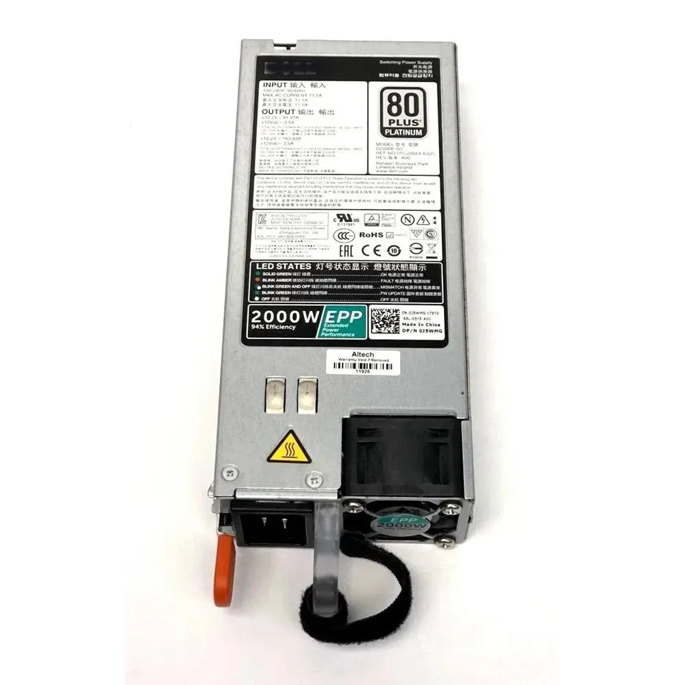 WMtec WMtec D2000E-S2 2000W Platinum server power supply — product photo