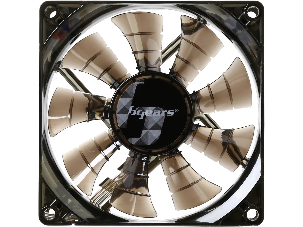 BGears BGears b-PWM 90 Black 90mm case fan 4000 RPM 88CFM 2 Ball — produktbild