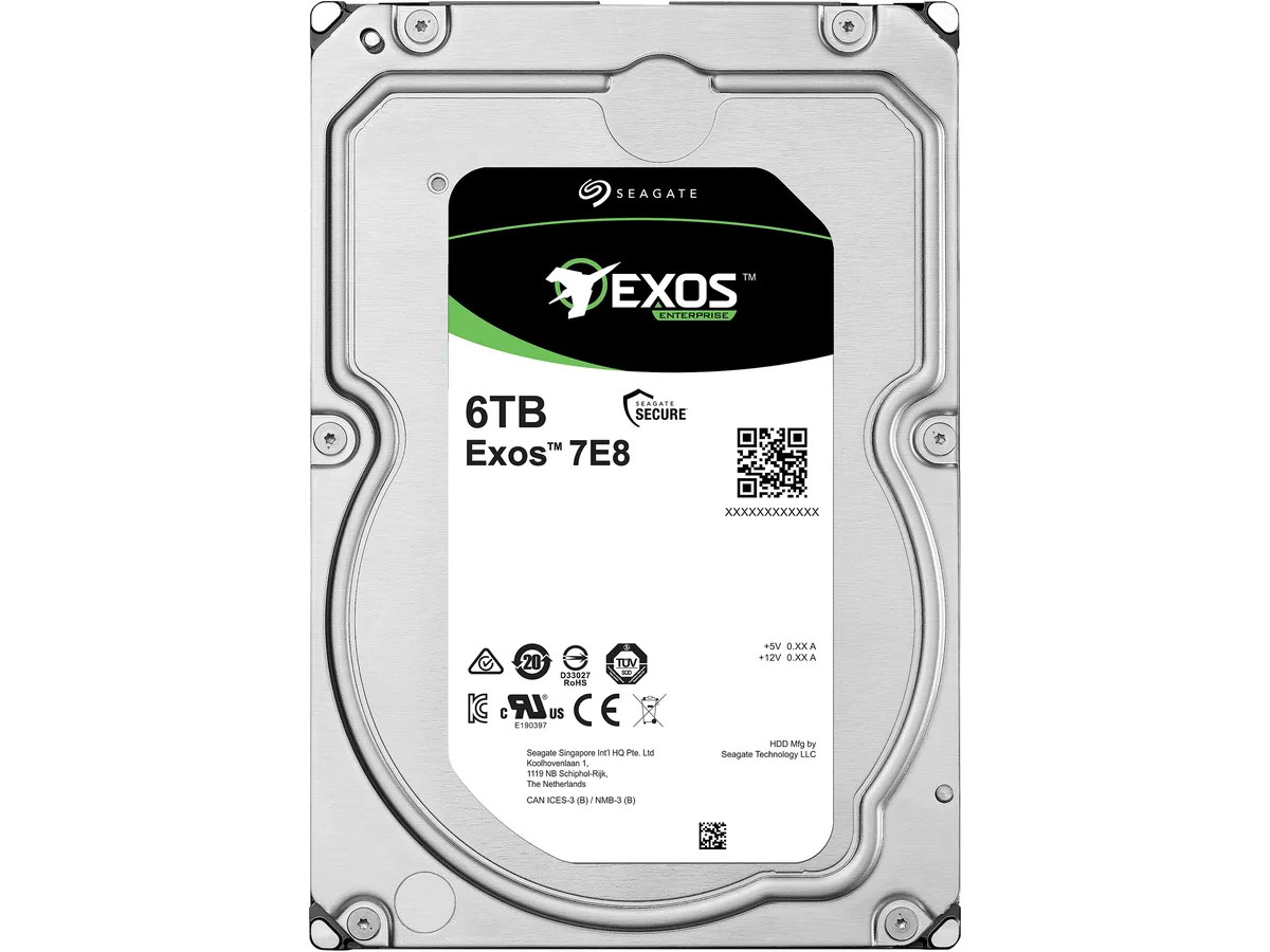 Seagate Seagate ST6000NM0115 6TB 7200 RPM SATA 6.0Gb/s 256MB Cache 3.5" internal hard drive — photo du produit
