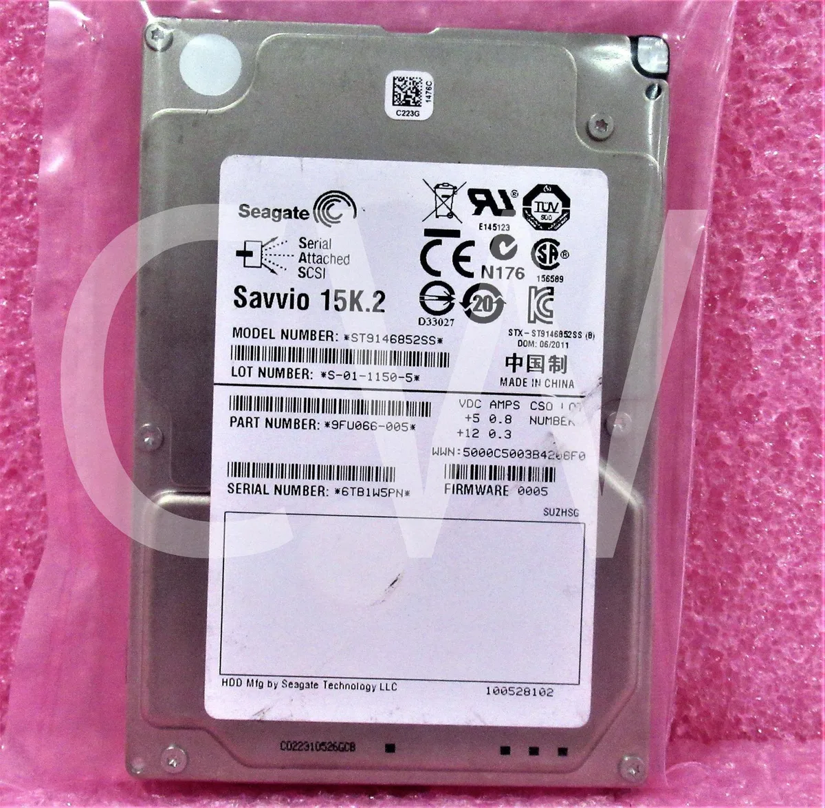 Seagate Seagate Savvio 15K.2 ST9146852SS 146GB 15000RPM 2.5" SAS internal hard drive — zdjęcie produktu