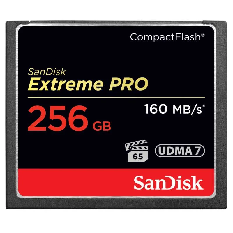 SanDisk SanDisk Extreme Pro 256GB CompactFlash CFXPS-256G-X46 memory card — 商品写真