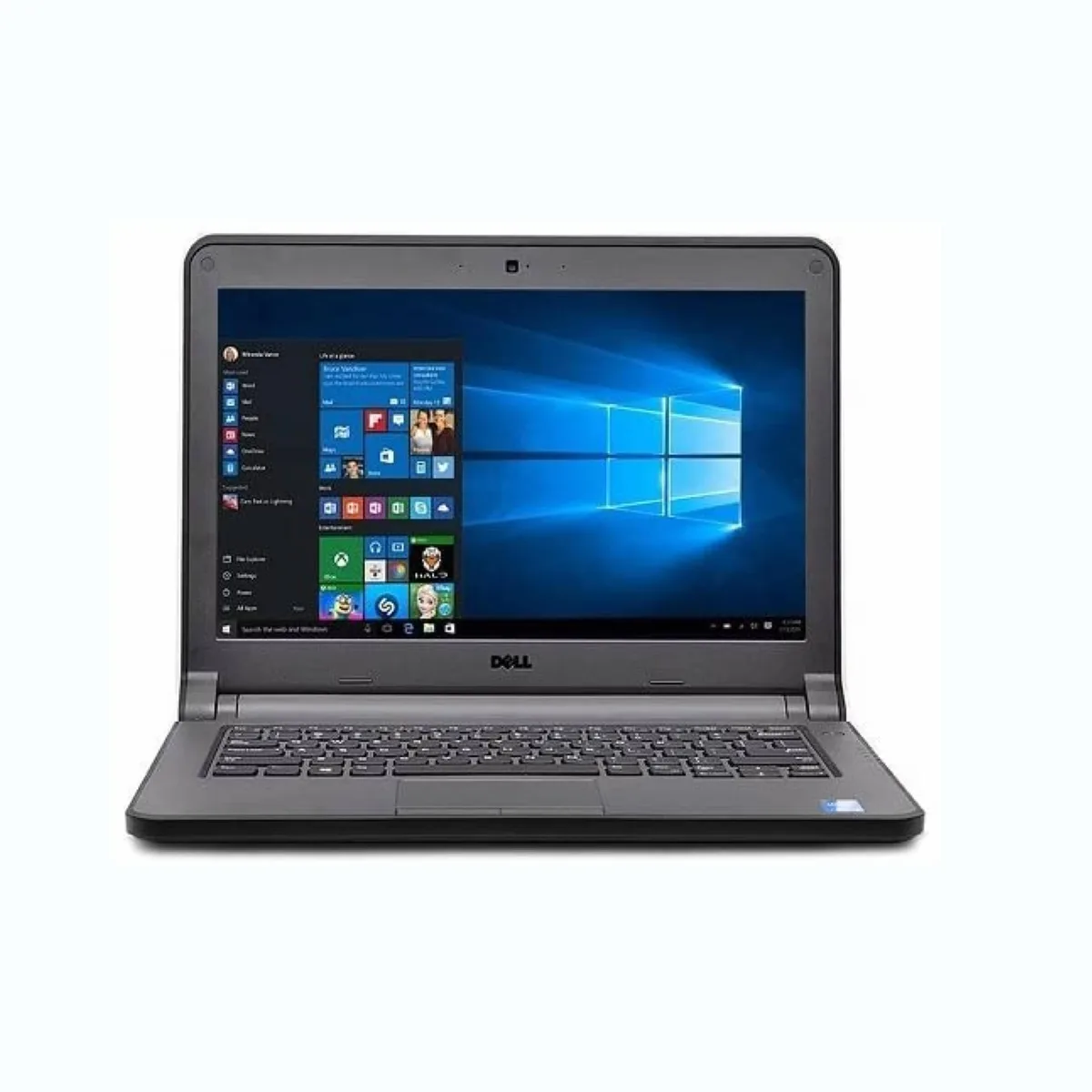 Silver Dell Latitude 3350 laptop closed showing 13.3 inch display