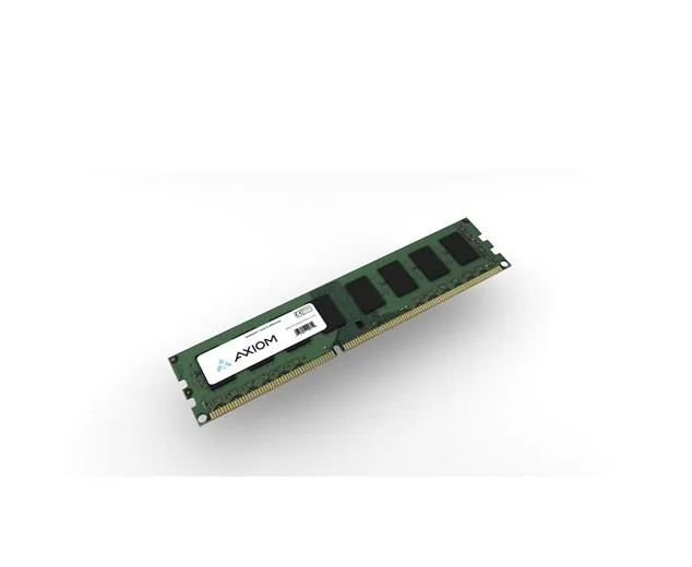 Single 240 pin DDR3L LRDIMM module with green PCB and black chips