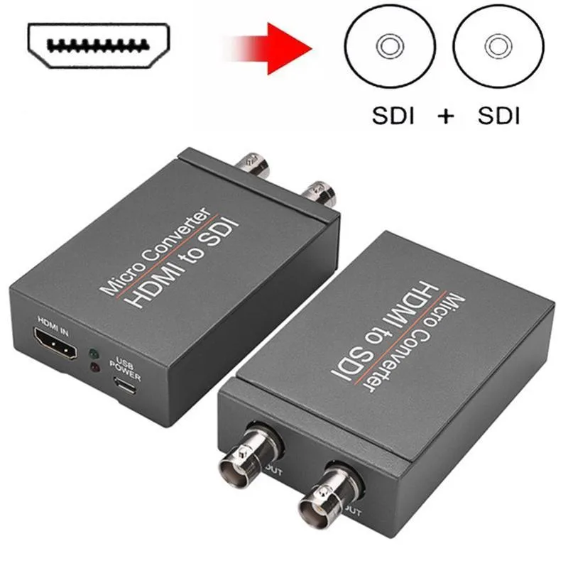 WRIARICH WRIARICH HDMI2SDI HDMI to SDI Converter 1 In 2 Out 1080P 3G-SDI media converter — 제품 사진