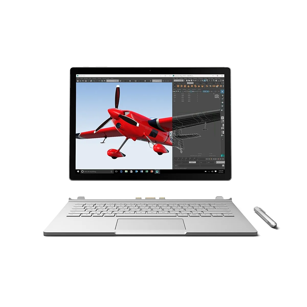 Microsoft Microsoft Surface Book FGL-00001 13.5" 2-in-1 laptop i7-6600U 16GB 512GB silver — toote foto