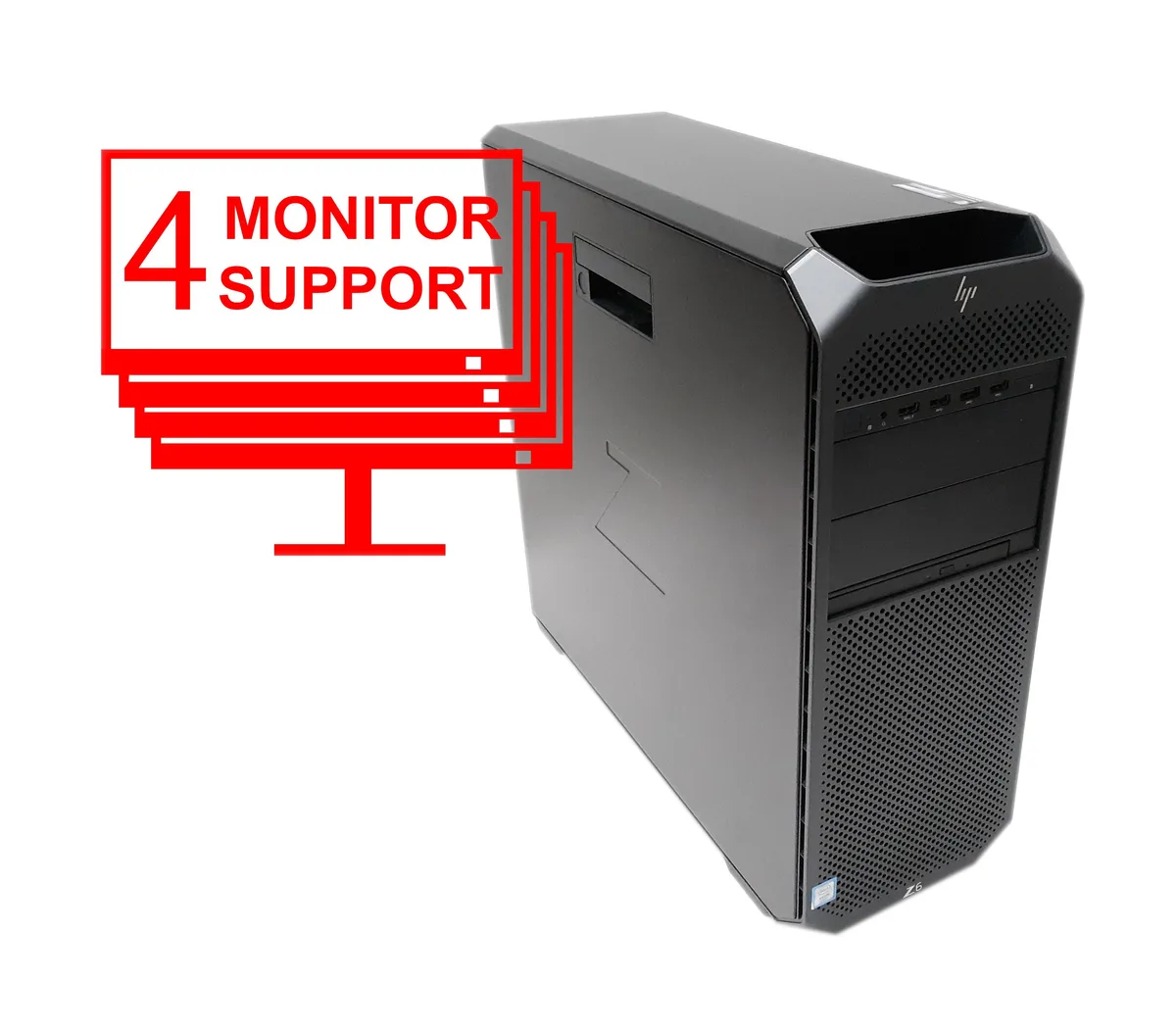 HP Z6 G4 tower workstation in black finish