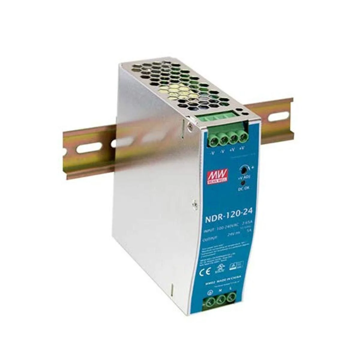 Mean Well Mean Well NDR-120-48 DIN Rail Power Supply 48 V 2.5 A 120 W — product photo