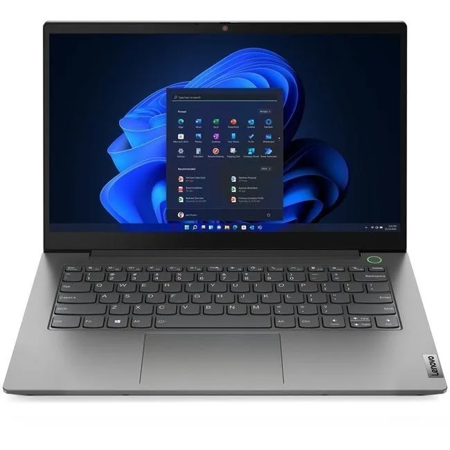 Gray 14 inch laptop closed lid smooth matte finish