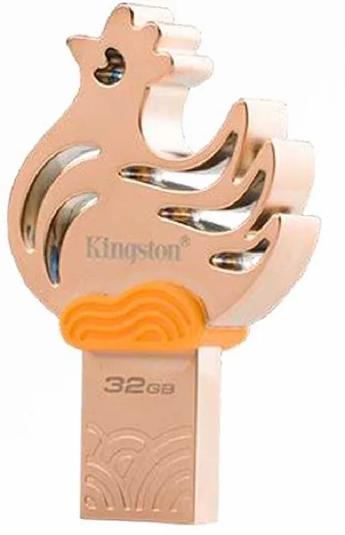 Kingston Technology Corp. Kingston Technology Corp. DTCNY17/32GB-Lan 32GB Golden USB 3.1 flash drive — ภาพสินค้า
