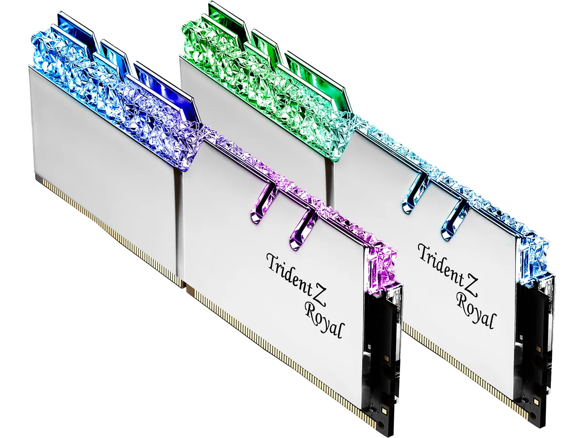 G.SKILL G.SKILL F4-4000C16D-32GTRS Trident Z Royal 32GB (2×16GB) DDR4 4000 CL16 desktop RAM — photo du produit