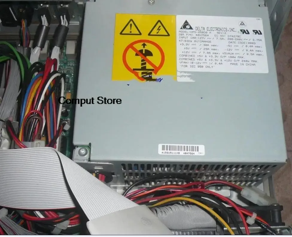 KHACHIMO KHACHIMO RS/6000 43P 150 7043-150 DPS-250DB A 40H7564 power supply — product photo