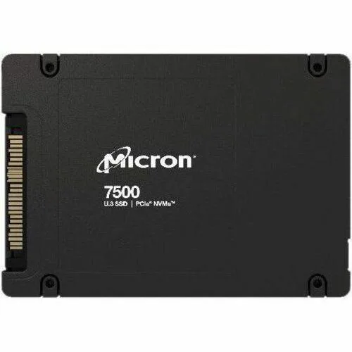 Micron Technology, Inc. Micron 7500 Pro 3.75 TB internal SSD 2.5" U.3 NVMe 4.0 x4 15mm — product photo
