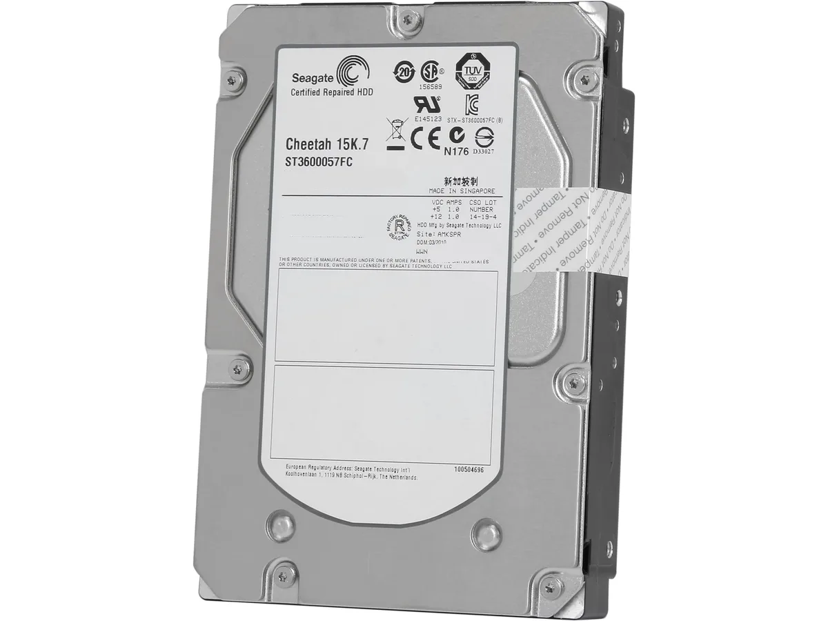 Seagate Seagate Cheetah ST3600057FC-FR 600GB 15000 RPM 16MB Fibre Channel 4Gb/s 3.5" internal hard drive — ภาพสินค้า