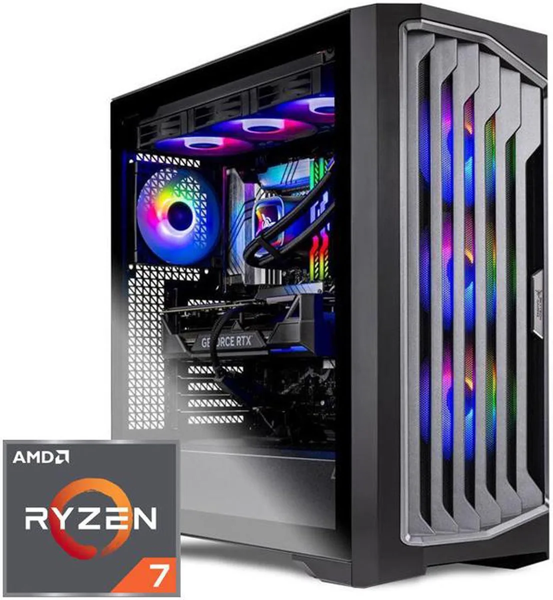 Skytech Skytech ST-LEGACY4-1598-B-AL gaming PC, Ryzen 9 9950X3D, RTX 5090 32GB, 64GB DDR5 6000, 2TB NVMe — product photo